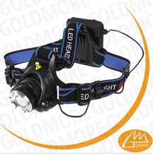 Goldmore2 XML T6 Hiking LED Headlamp 2000LM 3 Mode Adjustable Zoomable Headlight Waterproof Fishing Camping Bicycle Head Light 