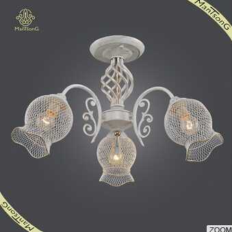 Interior Decorative Iron Shade Ceiling Lamp E14 Light Source, New Design Ceiling Lamp 