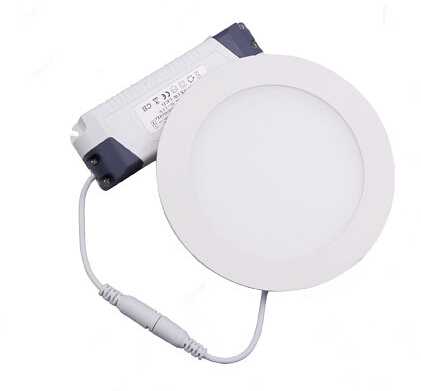Super slim factory price 12w round led panel light indoor application 