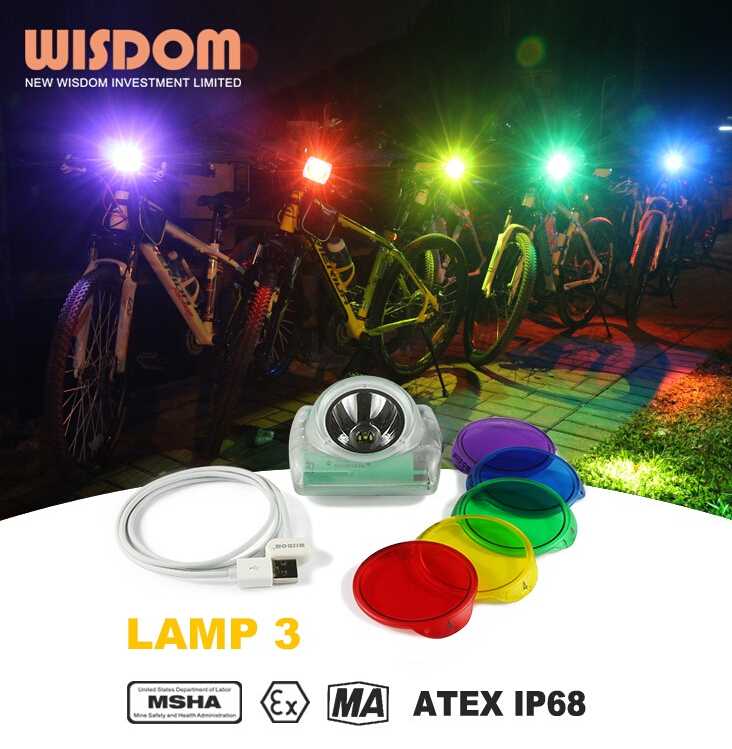 ATEX Wisdom Lamp3 Cordless mining cap lamp