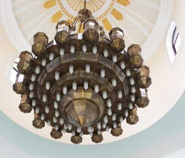 Muslim islamic mosque lighting big chandelier 
