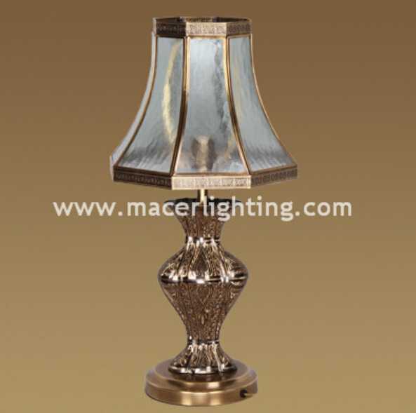 antique art deco brass table lamps 