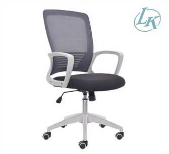 Full Mesh Office Chair, White Plastic Mesh Chair,Swivel Conference Chair 