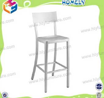 Cheap strong aluminum lexmod dining side chair for cafe 