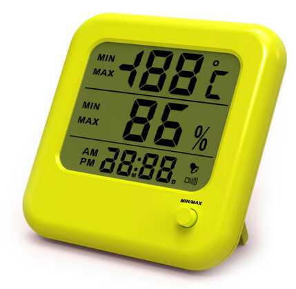 Simple Acrylic Large LCD Thermo Hygrometer XY-PD009 