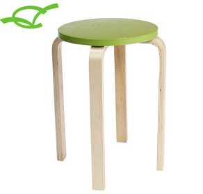 modern cheap simple outdoor wood leisure stool for sale 