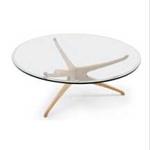 hot seller round glass coffee table 