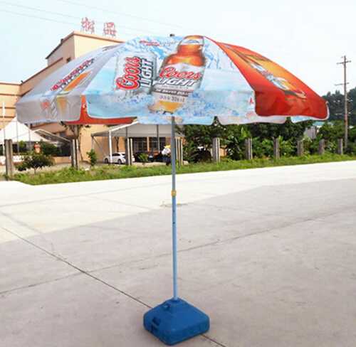 color changing Cheap Price umbrella fabric with customized logo 