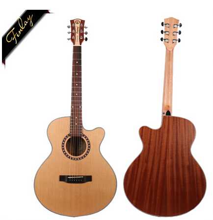 Finlay FM-150C 40 inch china wholesale acoustic guitar with pick and kit 