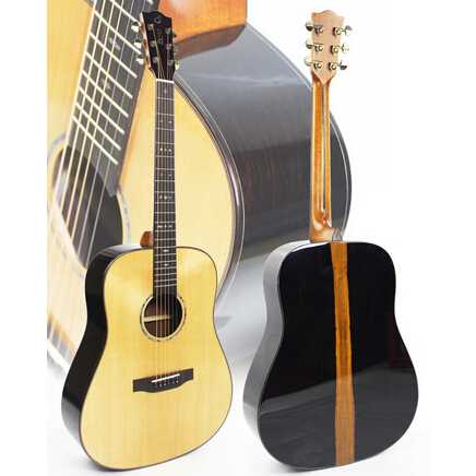 41 inch high quality sitka soild spruce round guitar /Guitar Wholesale/Butterflies wood 