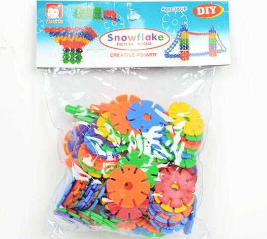 118PCS Plastic Material Educational Connecting Block Toy 
