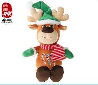cute and colorful christmas deer plush gifts soft stuffed toys 