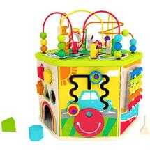 Hot sale baby multifunctional educational wooden toy 