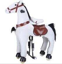 Plush horse ride-on mechanical walking horse 
