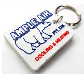 custom lovely Promotion 3D soft pvc keychain with embossed logo 