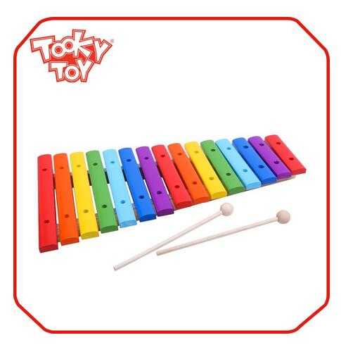 Children & Kids Lovely Musical Wood Toy 15-Note Xylophone