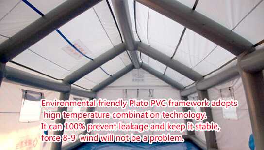 inflatable emergency medical rescue tent