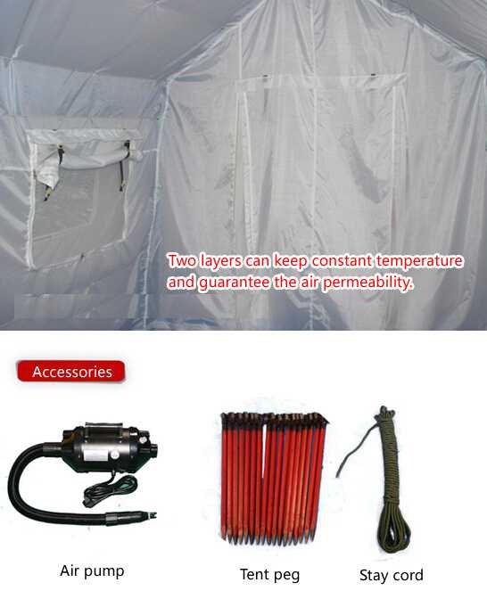 inflatable emergency medical rescue tent