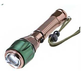 cree led rechargeable zoom torch light