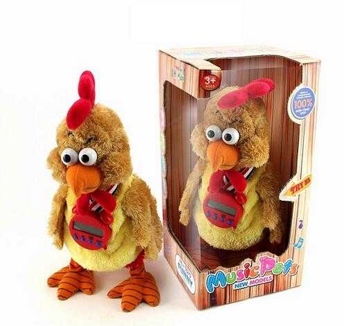 The newest popular music toy rooster 