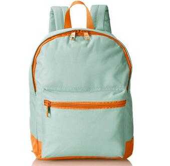  Unisex Polyester Two Tone Classic Backpack Daypack bag 