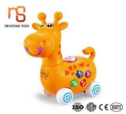 Trending hot sales wholesale music electricity toy bulk plastic deer for kids 