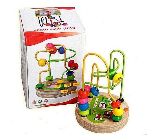 Educational toy mini wire maze China wooden toy for kids