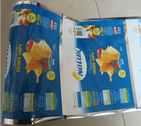 printed potato chips packing material 