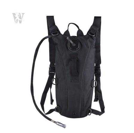 Outdoor Black Durable Nylon Camelback Hydration Back Pack Rucksack
