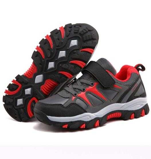 HOBIBEAR new model high quality waterproof outdoor children boys hiking sport shoes 