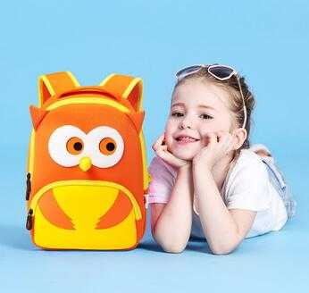  Book bags owl kids backpack 