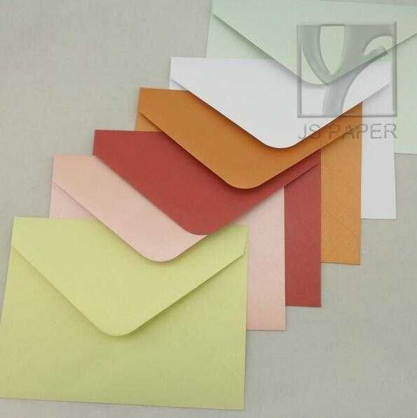 color paper envelopes 