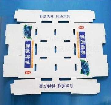 disposable paper printing foldable fruit packing transfer case container paper box 
