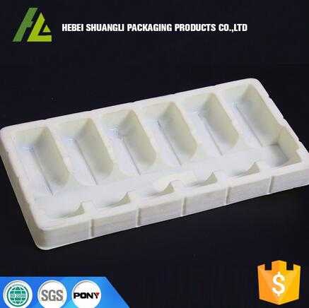 Disposable plastic ampoule container 
