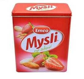 rectangular metal tin box packaging biscuits