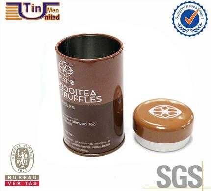 fancy tea tin chocolate box / double lid tea house