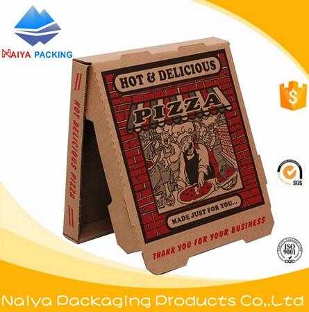  Hot sale cheap new design custom made paper corrugated pizza boxes 