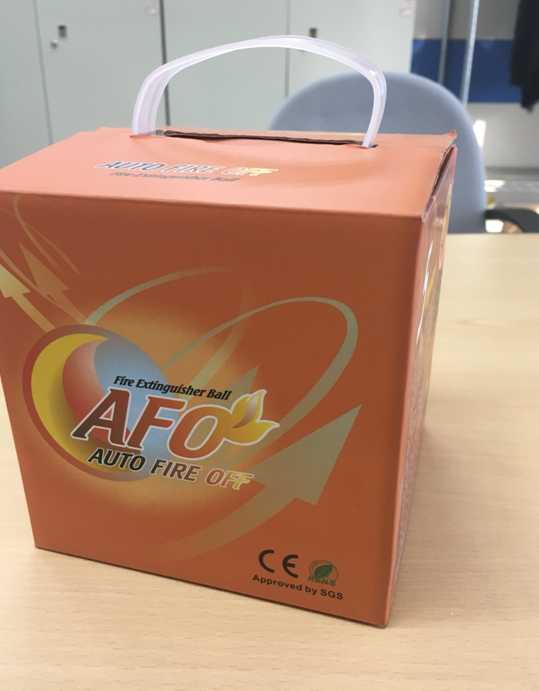 Fire extinguisher ball