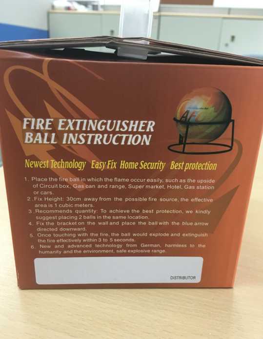 Fire extinguisher ball