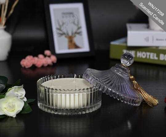 Manufacturer beautiful different scented soy wax candle