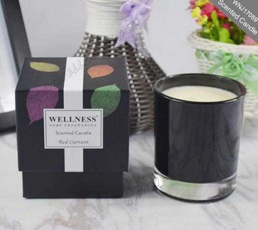 Scented soy glass candle with great gift box