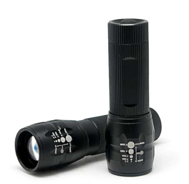 Super Bright Waterproof Led Flashlight Torch Adjustable 3W LED Japan Torch Light