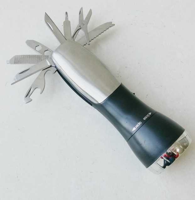 emergency led flashlight battery emergency torch outdoor light tool sets