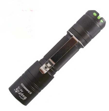 Emergency Flashlight/Torch with clip/Aluminium Flashlight