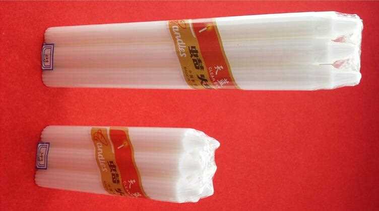 White Paraffin Wax Home Decoration Candle