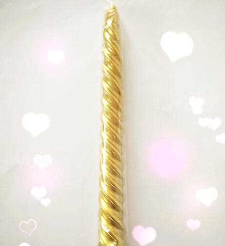 Christmas scented taper spiral candle