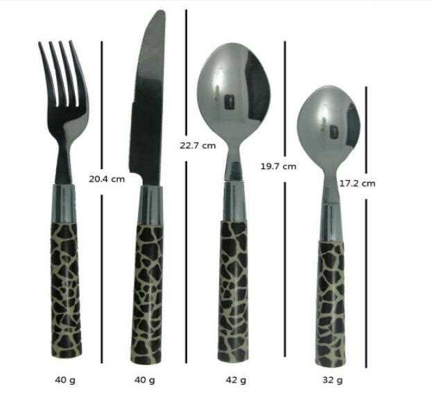 Good quality newfangled stainless steel cutlery 