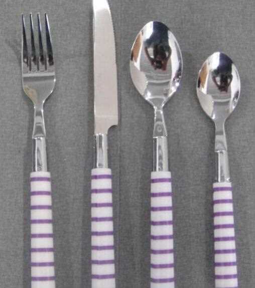 Good quality newfangled stainless steel cutlery 