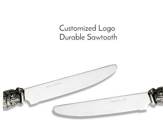 Elegant Retro vintage style cutlery set