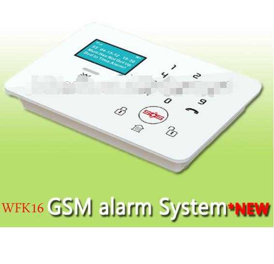 Multi-languages Intelligent 3G home alarm system wireless with gas/CO/fire/smoke detector